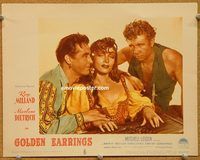 k079 GOLDEN EARRINGS movie lobby card #7 '47 Marlene Dietrich, Milland