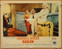 k084 HARLOW movie lobby card #7 '65 Carroll Baker
