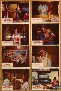 k289 HOUSE WHERE EVIL DWELLS 8 movie lobby cards '82 Edward Albert