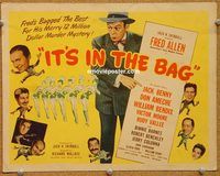 k017 IT'S IN THE BAG title movie lobby card '45 Fred Allen, Jack Benny