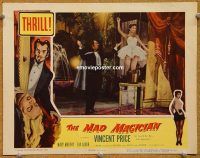 k112 MAD MAGICIAN movie lobby card '54 3D Vincent Price, Mary Murphy