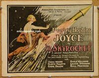 k025 SKYROCKET title movie lobby card '26 Peggy Hopkins Joyce, Owen Moore