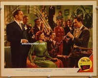 k132 SONG OF THE THIN MAN movie lobby card #6 '47 Powell, Loy & band!