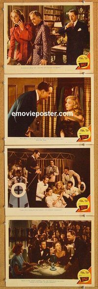 k268 SONG OF THE THIN MAN 4 movie lobby cards '47 William Powell, Loy