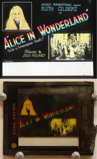 m026 ALICE IN WONDERLAND movie glass lantern slide '31 Ruth Gilbert