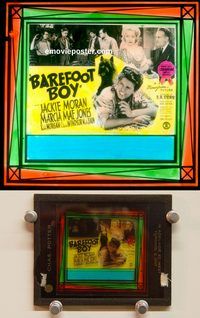 m078 BAREFOOT BOY movie glass lantern slide '38 Jackie Moran, Jones