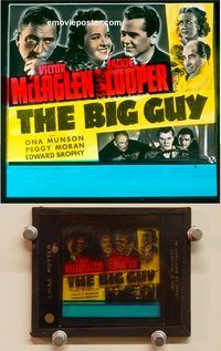 m102 BIG GUY movie glass lantern slide '39 McLaglen, Jackie Cooper
