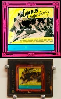 m171 CAMPUS CONFESSIONS movie glass lantern slide '38 Betty Grable