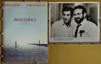 m295 AWAKENINGS movie presskit '90 Robert De Niro, Williams