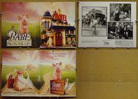 m297 BABE PIG IN THE CITY movie presskit '98 talking pig!