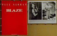 m320 BLAZE movie presskit '89 Paul Newman, Lolita Davidovich