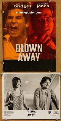 m322 BLOWN AWAY movie presskit '94 Bridges, Tommy Lee Jones