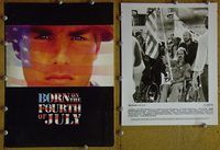 m326 BORN ON THE FOURTH OF JULY movie presskit '89 Tom Cruise
