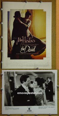 m364 DEAD movie presskit '87 Anjelica & John Huston!