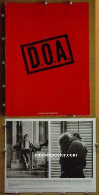 m380 DOA movie presskit '88 Dennis Quaid, Meg Ryan