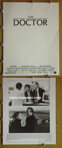 m382 DOCTOR movie presskit '91 William Hurt, Perkins