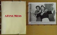 m404 FINE MESS movie presskit '86 Ted Danson, Howie Mandel