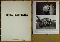 m405 FIRE BIRDS movie presskit '90 Nicolas Cage, Tom Lee Jones