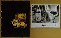 m414 FOR THE LOVE OF BENJI movie presskit '77 loveable dog!