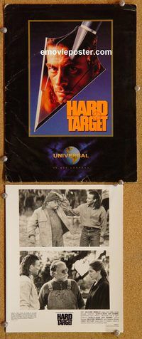 m436 HARD TARGET movie presskit '93 Jean-Claude Van Damme