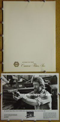 m444 HERO & THE TERROR movie presskit '88 Chuck Norris