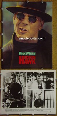 m452 HUDSON HAWK movie presskit '91 Bruce Willis, Danny Aiello