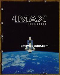 m458 IMAX EXPERIENCE movie presskit '94 3-D in a dome!