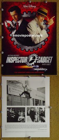 m464 INSPECTOR GADGET movie presskit '99 Disney, Broderick