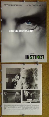 m465 INSTINCT movie presskit '99 Anthony Hopkins, Gooding Jr.