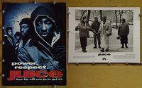 m475 JUICE movie presskit '92 Tupac Shakur, Omar Epps