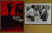 m488 LEAN ON ME movie presskit '89 principal Morgan Freeman!