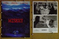 m524 MISERY movie presskit '90 Rob Reiner, Stephen King, Caan