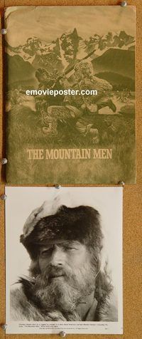 m529 MOUNTAIN MEN movie presskit '80 Charlton Heston, Keith
