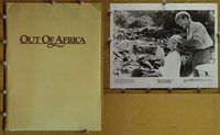 m557 OUT OF AFRICA movie presskit '85 Robert Redford, Streep