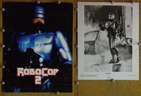 m591 ROBOCOP 2 movie presskit '90 Peter Weller, cyborg cop!