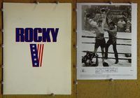 m594 ROCKY 5 movie presskit '90 Sylvester Stallone, Shire