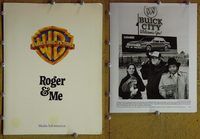 m595 ROGER & ME movie presskit '89 first Michael Moore!