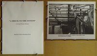 m613 SHOCK TO THE SYSTEM movie presskit '90 Michael Caine
