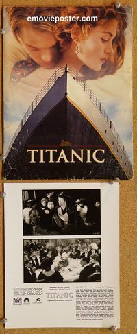 m657 TITANIC movie presskit '97 DiCaprio, Winslet