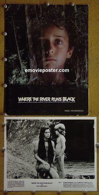 m688 WHERE THE RIVER RUNS BLACK movie presskit '86 Durning