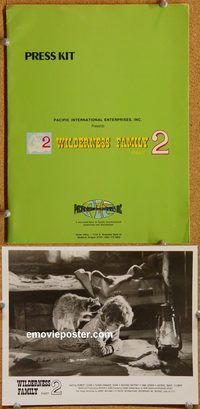 m696 WILDERNESS FAMILY 2 movie presskit '78 Logan, Shaw