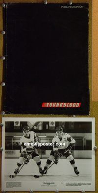 m705 YOUNGBLOOD movie presskit '86 Rob Lowe, hockey!