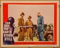 p013 DAY THE EARTH STOOD STILL lobby card #4 '51 Rennie in suit!