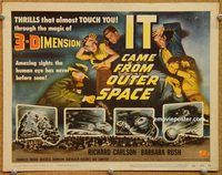 p032 IT CAME FROM OUTER SPACE title lobby card '53 classic 3D sci-fi!