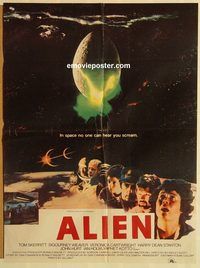 s034 ALIEN Pakistani movie poster '79 Sigourney Weaver, sci-fi!