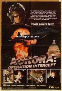 t278 AURORA: OPERATION INTERCEPT 24x35 Pakistani movie poster '95
