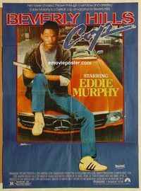 s089 BEVERLY HILLS COP Pakistani movie poster '84 Eddie Murphy