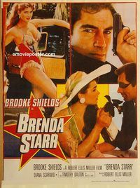 s149 BRENDA STARR Pakistani movie poster '89 Brooke Shields, Dalton