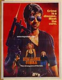 s206 COBRA #3 Pakistani movie poster '86 Sylvester Stallone