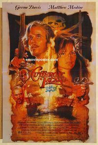 s248 CUTTHROAT ISLAND Pakistani movie poster '95 Geena Davis, Modine